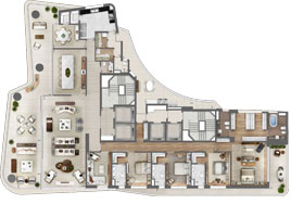 Planta Tipo - 570m²